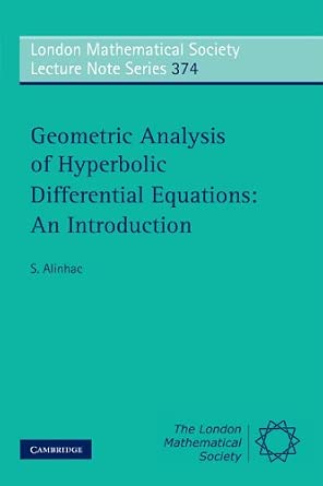 Geometric Analysis of Hyperbolic Differential Equations: An Introduction: 374 book cover