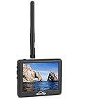 Hawkeye FPV Monitor 3.5Inch 5.8ghz with DVR 48CH RC Video Monitor/Display Screen Receiver for FPV...