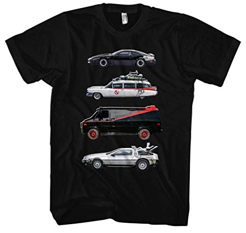 Kult Cars Herren T-Shirt | Knight Rider Shirt - A-Team Van - zurück in die...