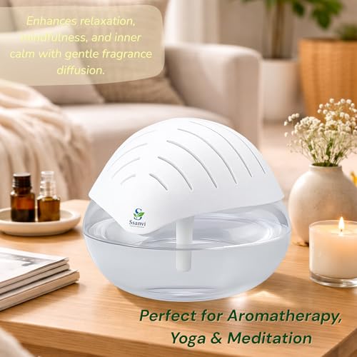 Image of 3-in-1 Air Purifier, Aroma Diffuser & Humidifier - 500mL Large Tank with Free Essential Oil | Quiet Operation, Removes Dust & Odour, Spreads Fresh Aroma - Perfect for Home, Office & Car