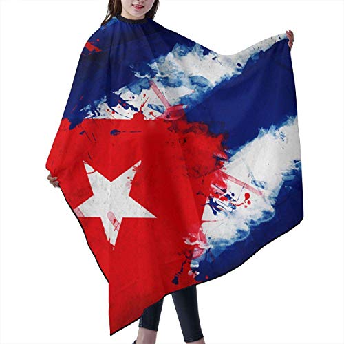 Capa de barbería VERTEX&KAIBIN con diseño bandera Cuba miniatura 4