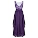 IEFIEL Vestido Largo de Fiesta Boda Cóctel para Mujer Vestido Largo de...