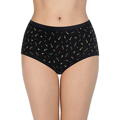 Image of Amante Printed Cotton Full Brief Panty Pack(Pack of 3)