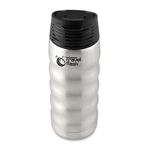 Pioneer Travel Flask, Stainless Steel Vacuum Insulated Double Wall Hot and Cold Drinks Thermo Flask, Hot 8 Hours