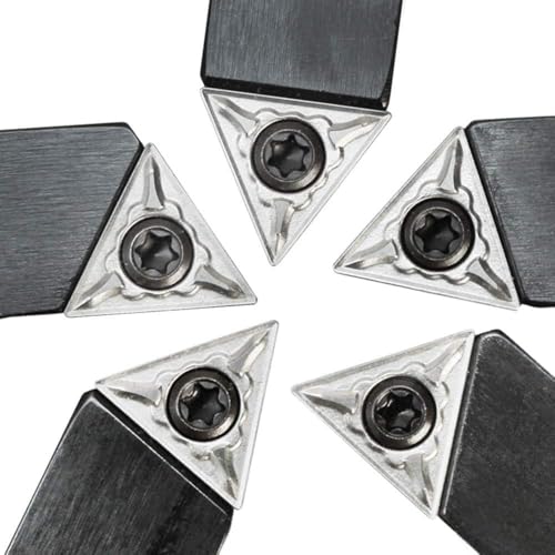Set de 5 piezas de herramienta de torneado con inserto de carburo miniatura 4