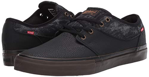 Image of Globe Men's Mahalo Skate Shoe, Black /Denim /Gum, 13 Medium US