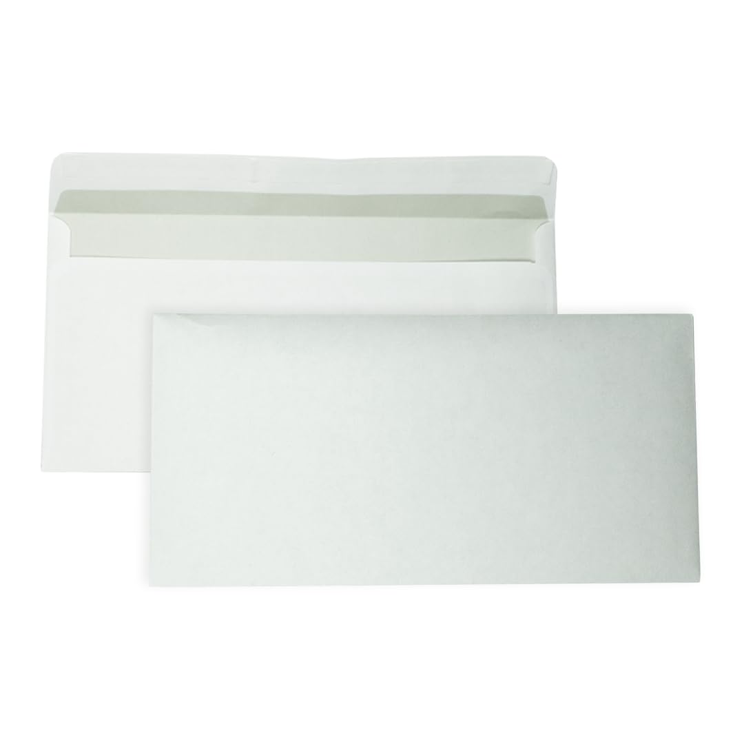 DULA EA5/6 Umschläge, 110 x 220 mm, 1000 Stück, Selbstklebend mit Klebestreifen, 80 g/m²