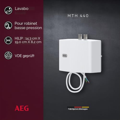 Chauffe eau électrique AEG 189555 MTH 440 4 4 kW 230 V - vue 3