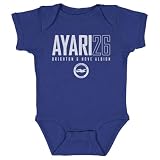 500 LEVEL Yasin Ayari Brighton & Hove Albion Elite One-Piece Infant Bodysuit (Royal Blue, 18M)