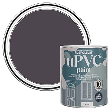 Rust-Oleum Purple uPVC Door and Window Paint in Matt Finish - Grape Soda 750ml