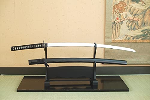 Amazon | しのびや 模造刀 黒呂鞘 大刀 (刀・鞘・刀拭クロス・模造刀