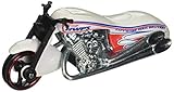 Hot Wheels 2010 HW City Works 112/240 White SCORCHIN' Scooter Motorcycle 04 of 10