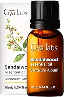 Sponsored Ad - Gya Labs Sandalwood Essential Oil for Diffuser (0.34 fl oz) - 100% Pure Therapeutic Grade Aromatherapy Sand...