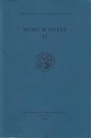 The American Numismatic Society (Museum Notes 33) 089722230X Book Cover