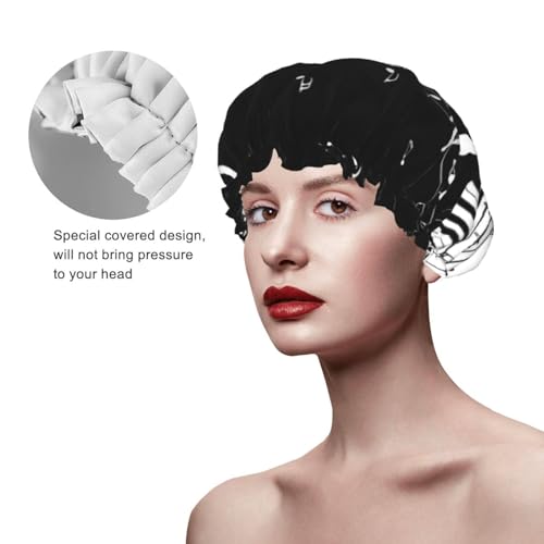 Bonnet de douche imperméable réutilisable pour femme accessoires de bain