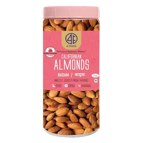 Image of 41 Foods Premium Almonds | Badam | 400g