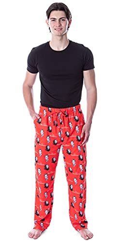 Marvel Studios Men's Wandavision Vintage Vision And Wanda Loungewear Sleep Pajama Pants3