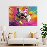 Zoom IMG-2 rndkauuie bulldog quadro su tela Zoom IMG-2 rndkauuie bulldog quadro su tela