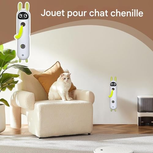 Jouet pour chaton interactif avec charge USB pour la stimulation cérébrale - 4