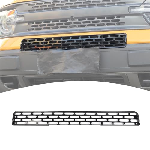 Image of for Bronco Sport Black Front Grille Inserts Mesh Grill Trim Covers for Ford Bronco Sport 2021 2022 2023 up Black Exterior Accessories
