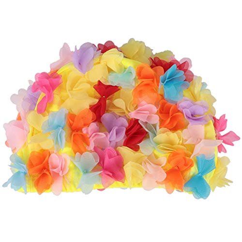 Sosoport Swimming Cap Swimming Cap Swimming Cap Swim Caps Flower Floral Women Swim Cap - Lace Vintage Petal Swimming Bathing Hat For Girls And Short Hair Swimming Cap Swim Caps Swim Caps Swim Caps #TOP12