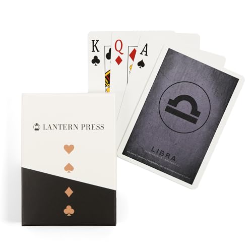 Baraja de poker Zodiac Libra 52 cartas Lantern Press