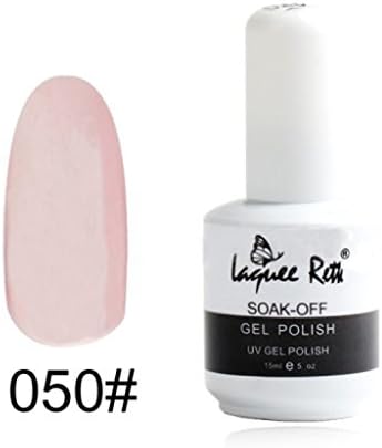 Nails Care Nail art Soak off UV Gel Polish Lamp Glitters 15ml / Pink gel polish