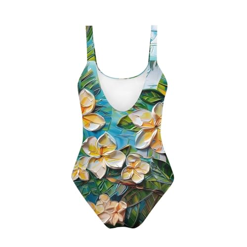 Image of YEXIATODO Kids One Piece Swimsuit for Teen Girls Womens Bathing Suit High Waist Bikini Set Girls Swimsuit for 7-18 Years Old