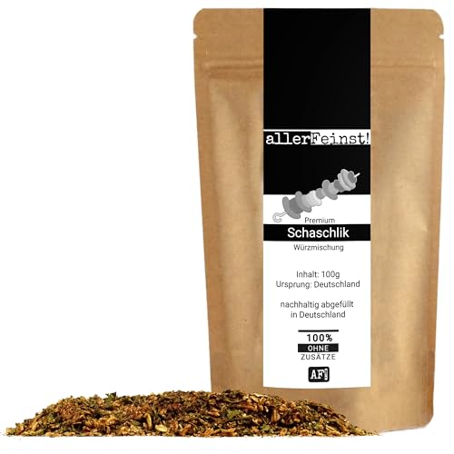 allerFeinst! - Especias para brochetas de carne, carne a la parrilla, cazuela y más, 1 unidad (1 x 100 g)