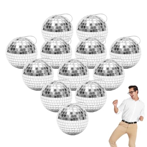 Reflector de bola de discoteca - Colgante de bola de decoración de Bar Disco - Suministros de decoración de diseño de de espejo para bares, bodas y espectáculos en el escenario