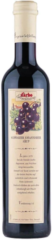 D'arbo All Natural Black Currant Fruit Syrup, 16.9oz