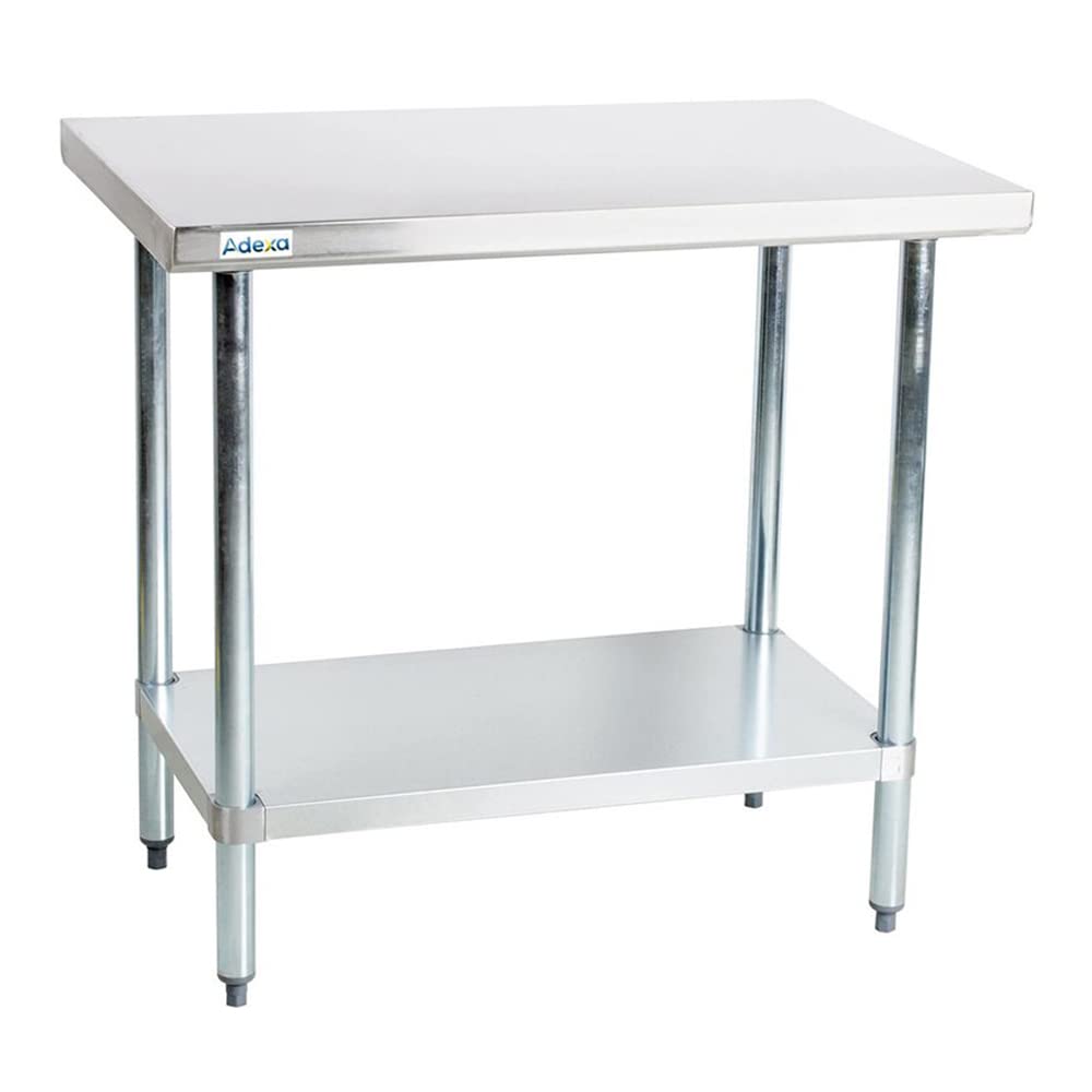 Stalwart DA-WTG750X1000 Commercial Work Table Stainless Steel Bottom Shelf 1000x750x900mm