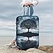 QSMBNET Travel Luggage Cover Reflection Spandex Suitcase Protector Washable Baggage Covers Fashion Elastic Scratch-Resistant Luggage Cover Protector Fits 18-32 Inch Luggage