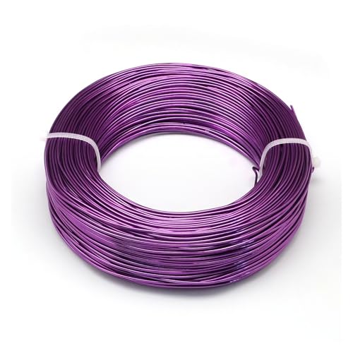 �A���~���N���t�g���C���[�A DIY �̃W���G���[���̂��߂̃A���~�j�E�� �N���t�g ���C���[���F 0.5-6mm(Darkviolet,1.5mm 100m)