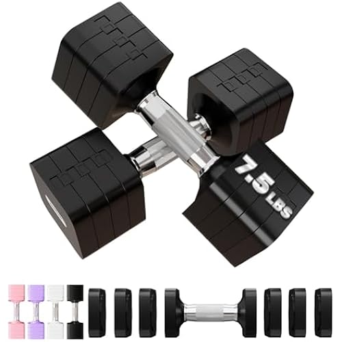 Adjustable Dumbbell Set for Women Men 7.5LB/10LB/15LB/20LB/25LB Each