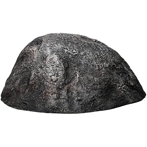 Gardenised QI004479 Outdoor Natural Artificial Round Rock Decor for Gardens, Lawns, and Landscapes Cover