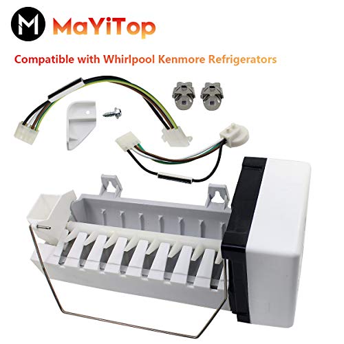 MAYITOP 4317943 Ice Maker Assembly for Whirlpool Kenmore Kitchenaid Refrigerator Freezer