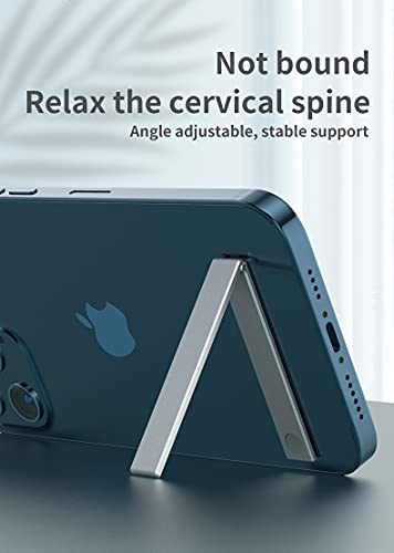 S&K Prime Phone Kickstand, Vertical And Horizontal Stand, Adjustable Angle, Compatible With Iphone 13/13 Pro/13 Mini/13 Pro Max/12/12 Pro/12 Mini/12 Pro Max And More (Black) #TOP3