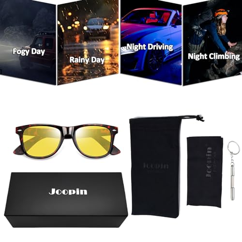Image of Joopin Square Sunglasses Polarized UV400 Designer Sun Glasses Men Women