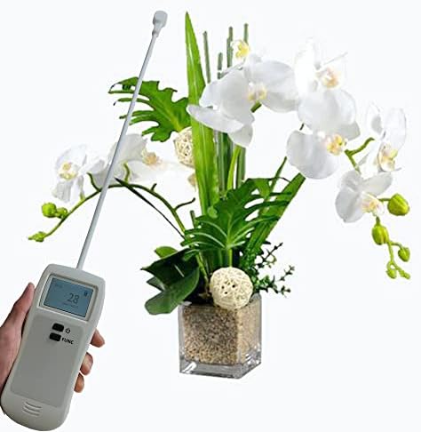 Quantum PAR Meter with 17 inches Bendable Gooseneck PAR Sensor, Built in DLI and Scan Mode Accurate for All Light Sources, Grow Light Meter, Indoor/Outdoor Plants Meter