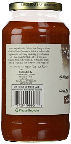 Monte Bene Garlic Marinara Pasta Sauce, 24 oz