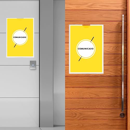 Quadro De Aviso A4 Display De Parede Acrílico Ps Cristal