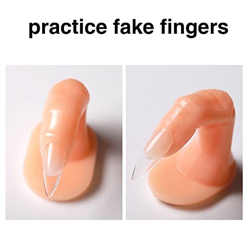20 Pieces Nail Hand Practice For Acrylic Nails,Diy Nail Decoration Training Fingers,Acrylic Nail Art Hand Nail Art Training Display Decorationfor Nail Art Beginners, Lovers And Salon Artists #TOP5