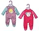 Dolly Moda 870747 Strampler 30cm, 2 assorted