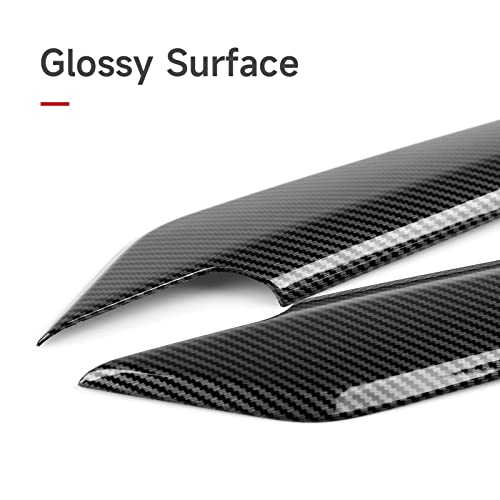 Image of for 2022 2023 2024 2025 2026 Honda Civic 11th Gen Accessories Inner Door Handle Protective Cover Decals ABS Carbon Fiber Stickers