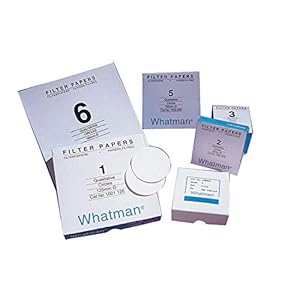 Whatman 1001-055 Quantitative Filter Paper Circles, 11 Micron, 10.5 s/100mL/sq inch Flow Rate, Grade 1, 55mm Diameter…