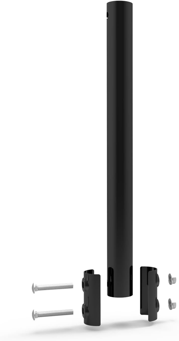 Extension Pole for CEKAY Diameter 1 1/2" J Pole Mount (Diameter 1 1/2", Length 16 1/2"), Powder-Coated, Corrosion-Resistant