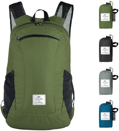 Naturehike Ultralight Foldable Waterproof Backpack by 30D Nylon Fabric Dry Bag for Hiking Camping Outdoor Travel
