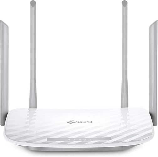 TP-Link AC1200 WiFi Router (Archer A54) - Router inalámbrico de banda dual Internet WiFi, 4 puertos Fast Ethernet 10/100 Mbps, Soporta WiFi de invitados, Modo Punto de Acceso, IPv6 y Controles Parentales