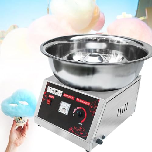 GEJLELDS Commercial Cotton Candy Machine,Automatic Candy Floss Maker Machine,1000W Electric Candy Floss Maker,Mini Candy Floss Machine,Sweet Sugar Candy Floss Maker for Kids Birthday Party